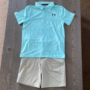 Under armour youth golf outfit